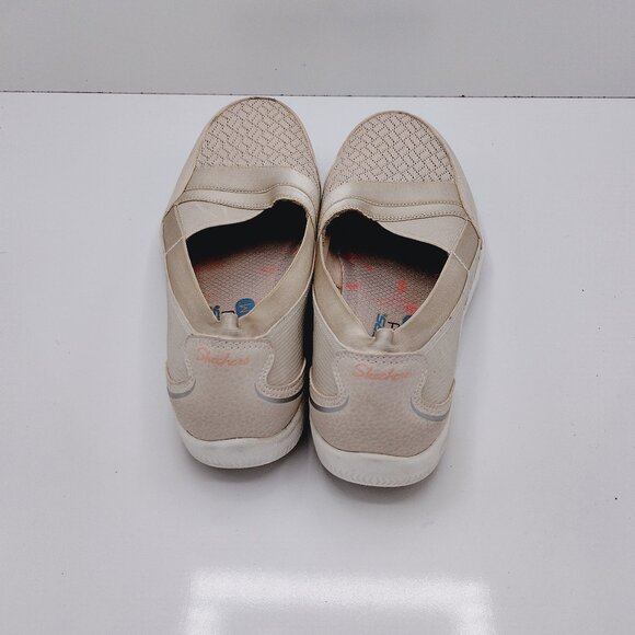 Skechers Women’s Natural Slip-On Air Cooled Memory Foam Shoes Size 7  SN 100026 - Picture 4 of 7